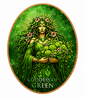 100 Gram Goddess Series - Goddess of Green Colorized Copper in Display Box