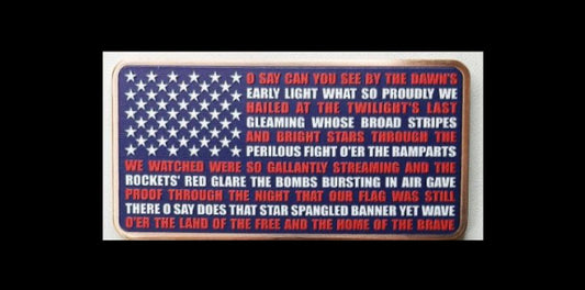 10oz Copper Star Spangled Flag in Capsule