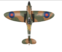 In Stock! Supermarine Spitfire Shaped 1 oz Copper Medal