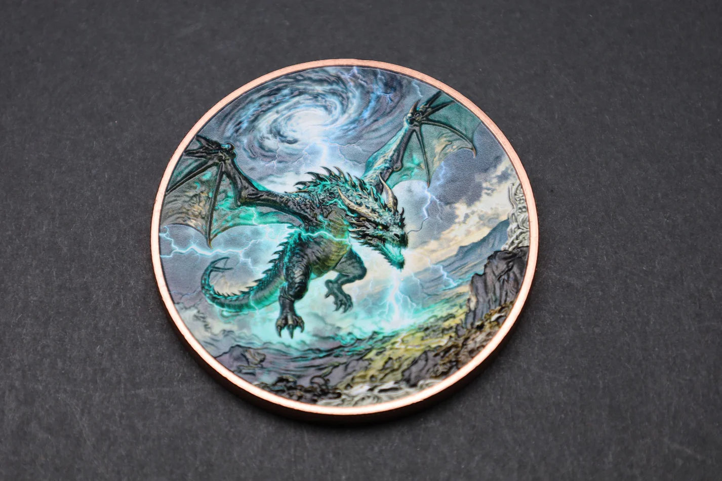 In Stock! 2026 Dragon Flight 5oz .999 Fine Copper in Capsule