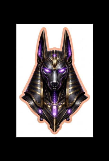In Stock! Anubis Shaped Colorized 1 oz Copper Medal