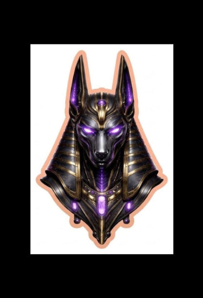 In Stock! Anubis Shaped Colorized 1 oz Copper Medal