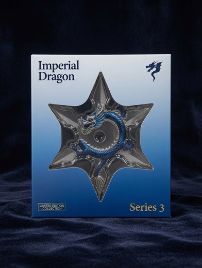 SERIES 3: 2oz COPPER Dragon Ninja Star w BOX