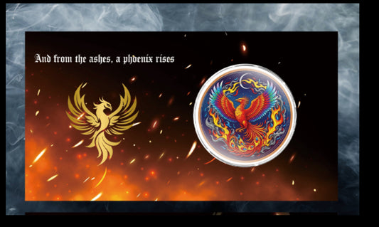 In Stock! Phoenix Colorized 1 oz Copper in Blister Pack (5000 Mintage)