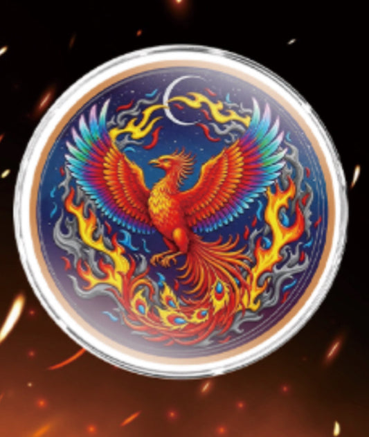 In Stock! Phoenix Colorized 1 oz Copper in Blister Pack (5000 Mintage)