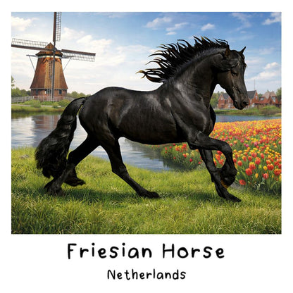 In Stock! 2026 Liberia Netherlands Friesian Horse 5 oz Copper Coin (05/06)