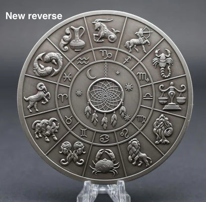 2026 Image Improvement Year of the War Horse 10oz Large Diameter .999 Copper with Antique Silver Finish