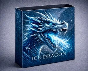 In Stock! Ice Dragon Colorized 1 oz Copper Round (05/06)