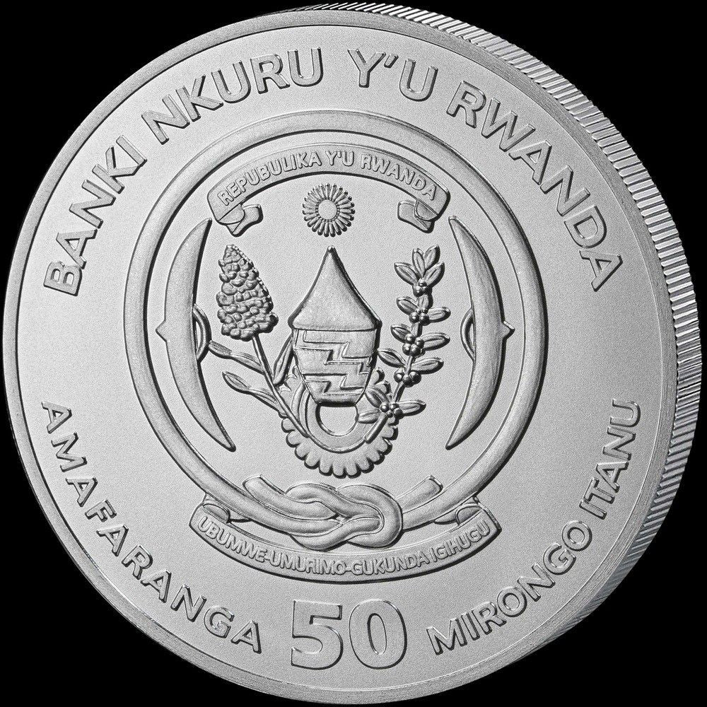 In Stock! 2026 Rwanda Declaration of Independence 250th Ann. Reverse Proof 1 oz Silver Coin