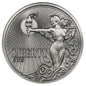 In Stock! 2025 Alderney Lady Liberty UHR by Jody Clark Enhanced Antiqued 1 oz Silver Coin