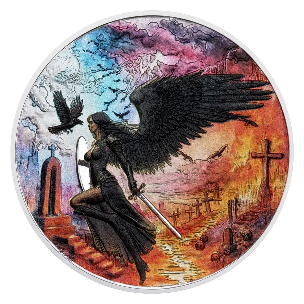 In Stock! 2 Silver Coins DOBRO/ZLO-Battle Between Good and Evil-42g each-LIMITED Czech Mint