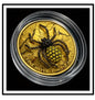In Stock! 2026 Canada Maple Colorized " Banana Spider" 1oz .9999 Silver Coin.