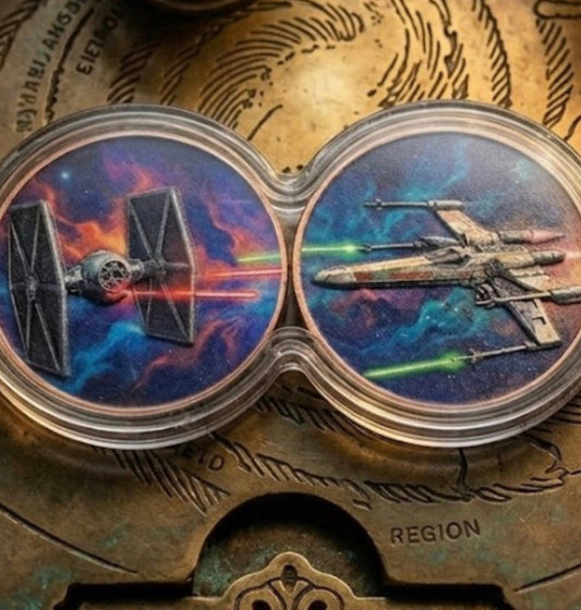 In Stock! 2 x 1 oz Republic vs Resistance .999 Copper Medal in Infinity Capsule