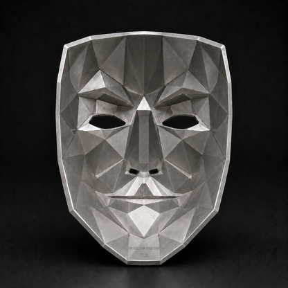 Guy Fawkes 3 AVDP oz .999 Fine Copper Collector Mask