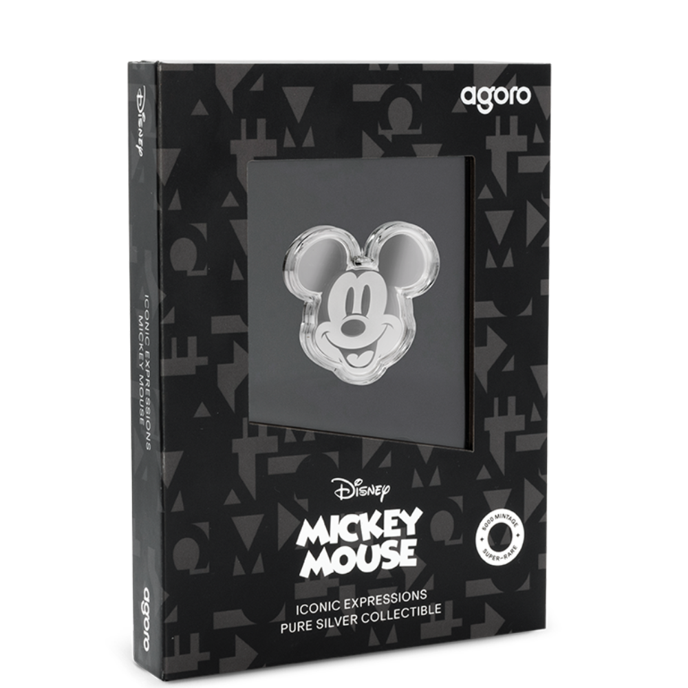 In Stock! 2026 Niue Disney Iconic Expressions - Mickey Mouse 1/2 oz Silver Coin