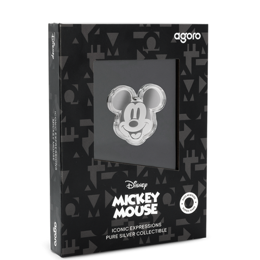 In Stock! 2026 Niue Disney Iconic Expressions - Mickey Mouse 1/2 oz Silver Coin