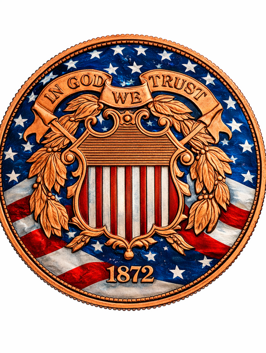 Two Cent Piece 2 oz Copper Round (05/11)