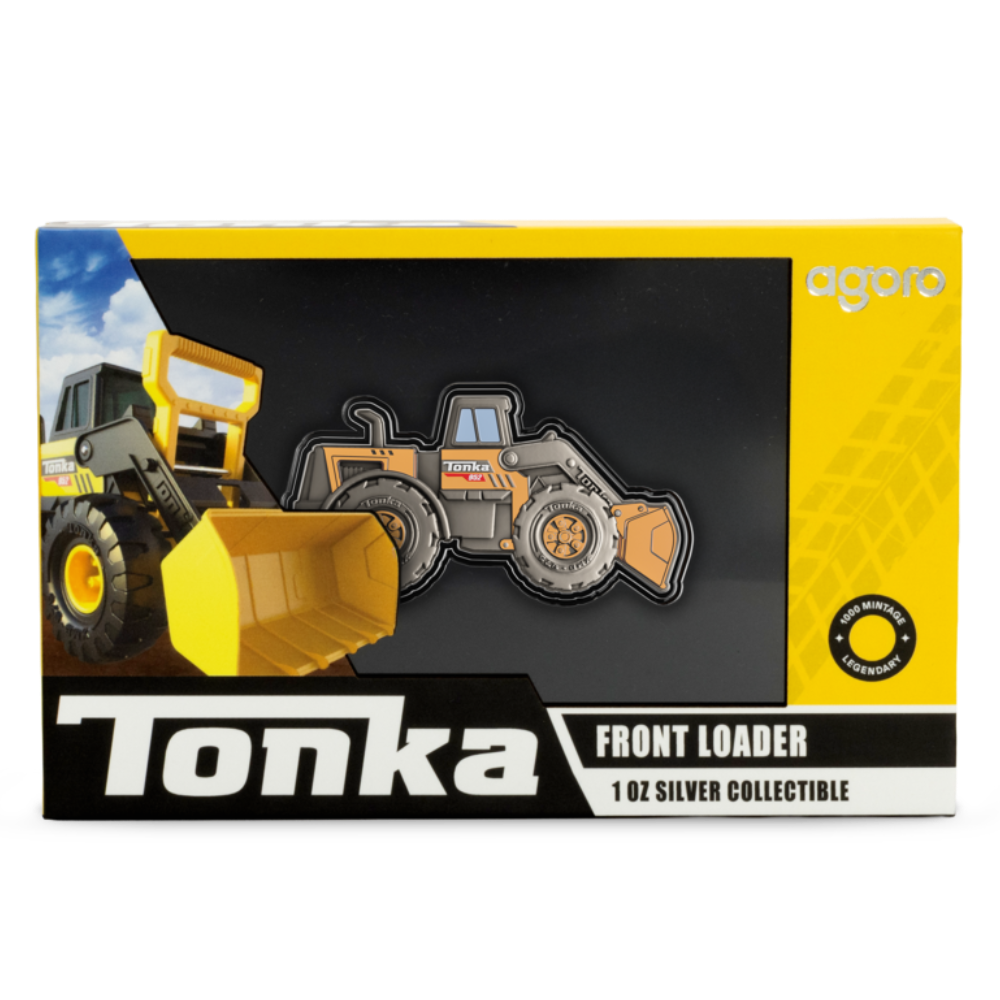 In Stock! 2026 Niue Hasbro Tonka Trucks Front Loader 1 oz Silver Coin