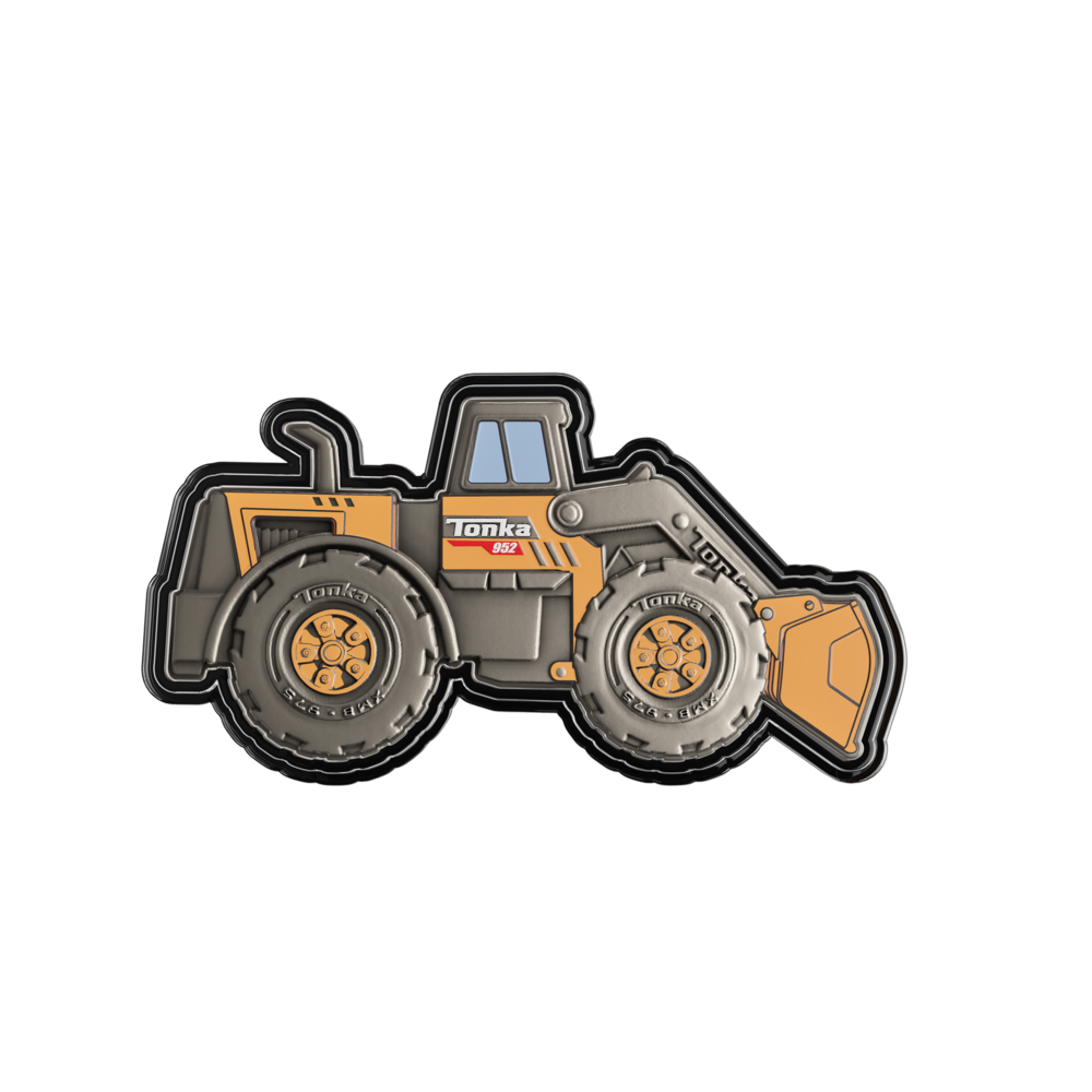In Stock! 2026 Niue Hasbro Tonka Trucks Front Loader 1 oz Silver Coin