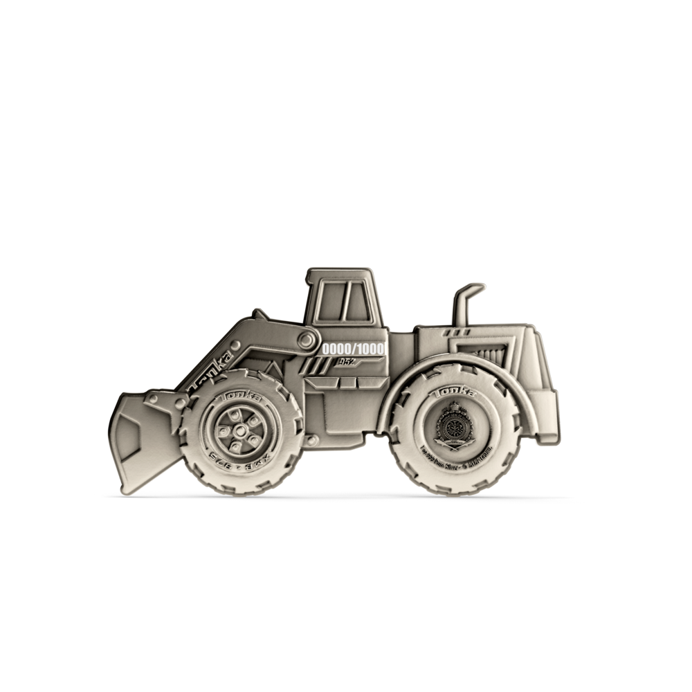 In Stock! 2026 Niue Hasbro Tonka Trucks Front Loader 1 oz Silver Coin