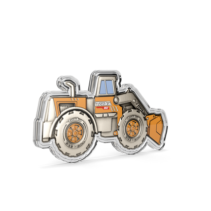 In Stock! 2026 Niue Hasbro Tonka Trucks Front Loader 1 oz Silver Coin