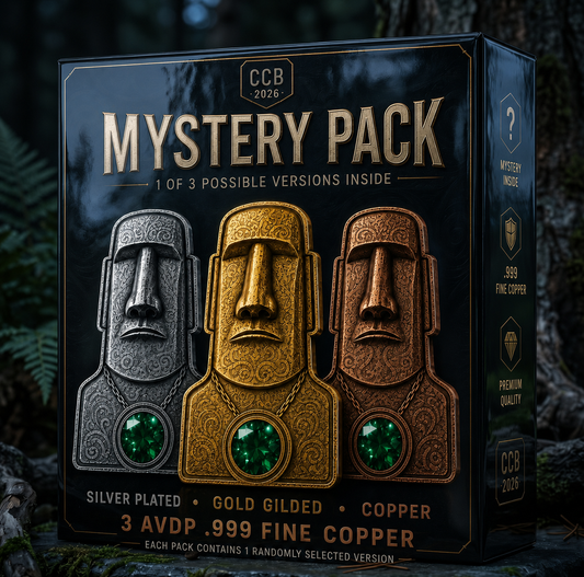 2026 Moai Mystery Pack – Ancient Relic Edition (3 AVDP oz .999 Fine Copper)