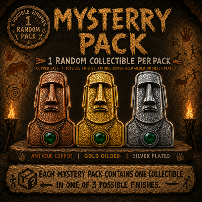 2026 Moai Mystery Pack – Ancient Relic Edition (3 AVDP oz .999 Fine Copper)