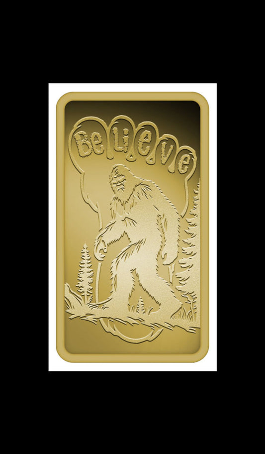 2026 Liberia Believe in Bigfoot 1/200 oz Gold Coin (05/15)