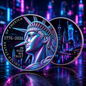 CYBER CITY - 2026 Enduring Liberty Colorized Half Dollar – America 250th Anniversary
