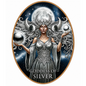 4th in series! 100 Gram Goddess Series - Goddess of Silver Colorized Copper in Display Box