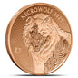 Zombucks World Necrowolf Round New 1 oz Copper