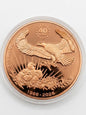 In Stock! 2026 Liberia American Eagle 5 oz Copper Coin (01/09)