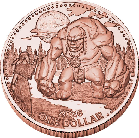 In Stock! 2024 Mesa Grande Stone Giants  5 oz Copper Coin  (1,500 Mintage)