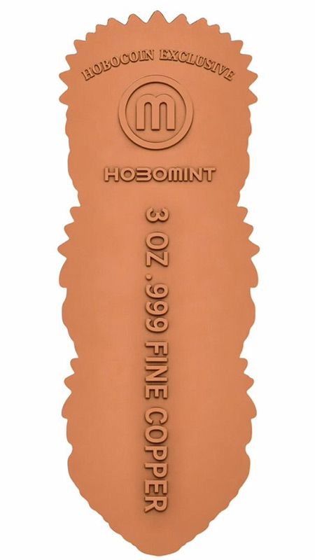 Hear No Evil, See No Evil, Speak No Evil Aztec Totem Shaped 3 oz Copper Medal (05/29)