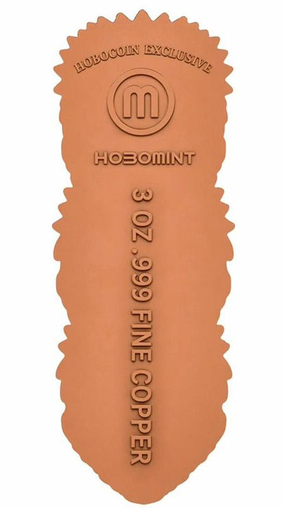 Hear No Evil, See No Evil, Speak No Evil Aztec Totem Shaped 3 oz Copper Medal (05/29)