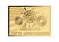 In Stock! America 250th Anniversary  1/1000 oz Gold Medal in Card  (25,000 Mintage)