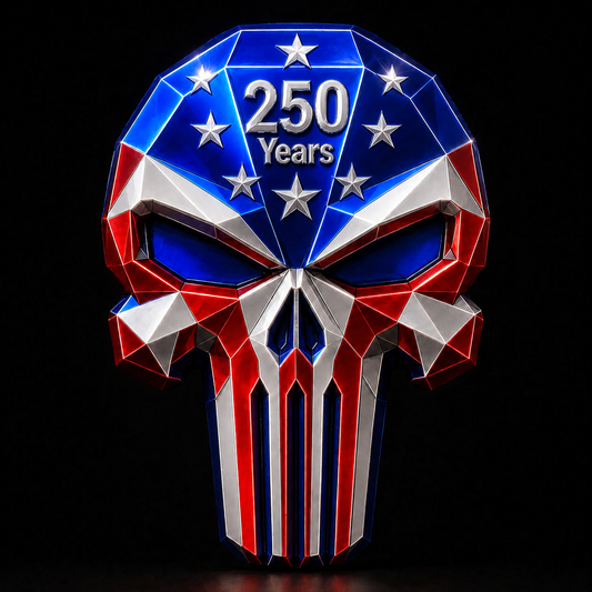 America: 250 Years of Freedom — 3 oz Copper Skull Collectible