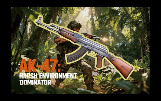 2026 Liberia AK47 Shaped 1/1000 oz Gold Coin in Card (01/12)