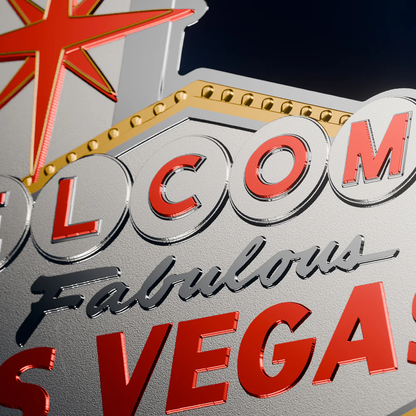 In Stock! 2026 Niue Welcome to Las Vegas Sign 2 oz Silver Coin (777 Mintage)