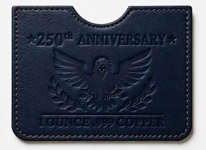 250th Anniversary Eagle Colorized 1 oz Copper Bar (05/23)