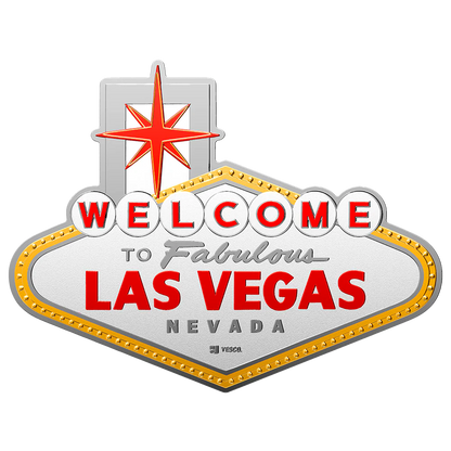 In Stock! 2026 Niue Welcome to Las Vegas Sign 2 oz Silver Coin (777 Mintage)