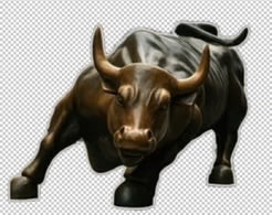 2026 Market Silver Bull Run 1g .999 Shaped Silver Bull in Card