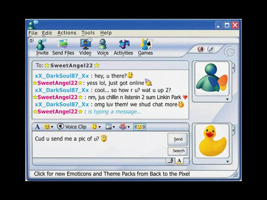 2026 Niue Back to the Pixel - MSN Messenger 2 oz Silver Coin (01/14)