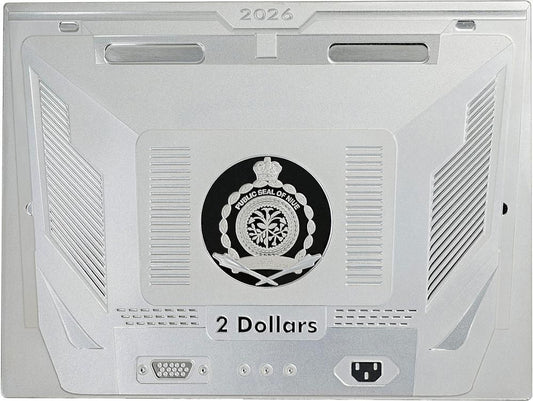2026 Niue Back to the Pixel - MSN Messenger 2 oz Silver Coin (01/14)