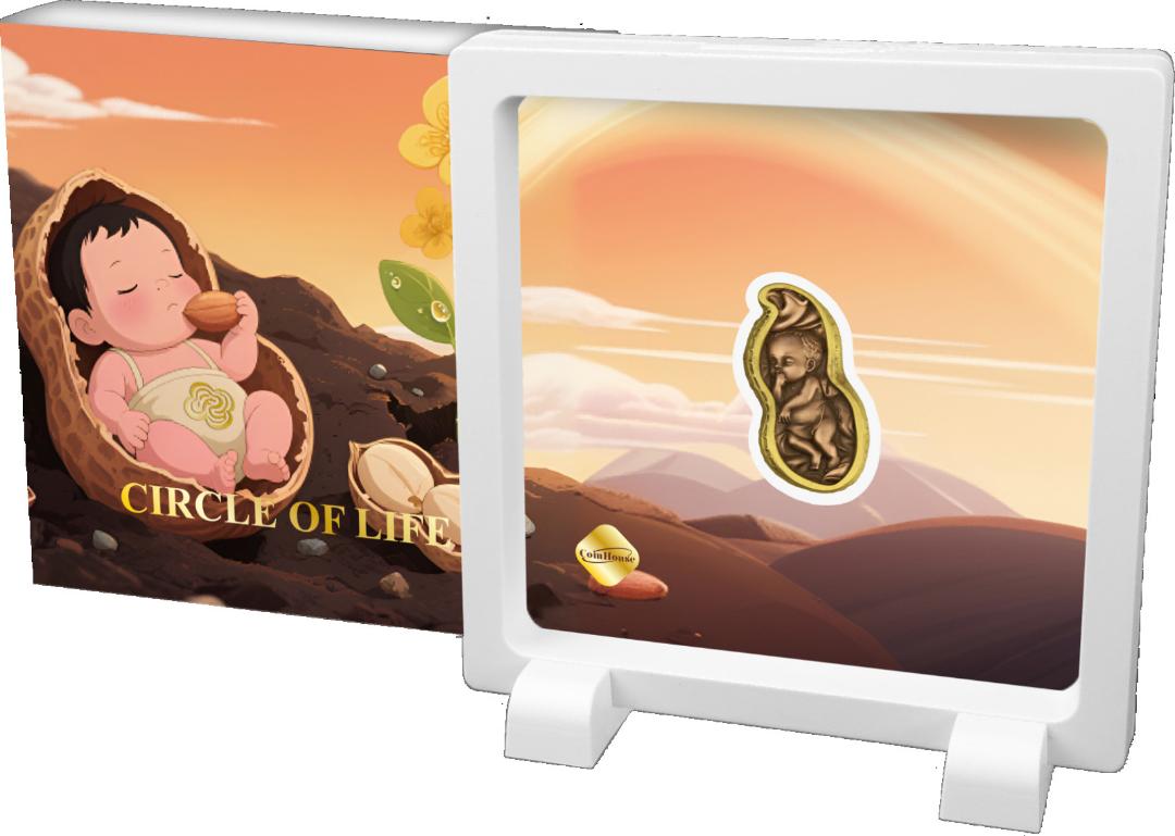 Samoa 2026 Circle of Life Peanut Shaped High Relief 25g Copper Coin (5000 Mintage)