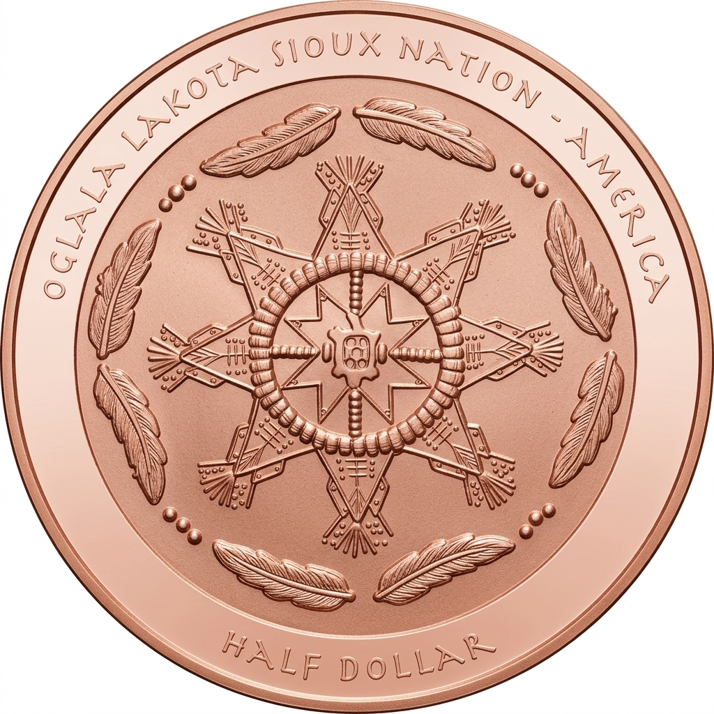 2026 Sioux Nation Sacagawea 5 oz Copper Coin (06/05)