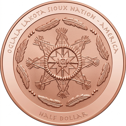 2026 Sioux Nation Sacagawea 5 oz Copper Coin (06/05)