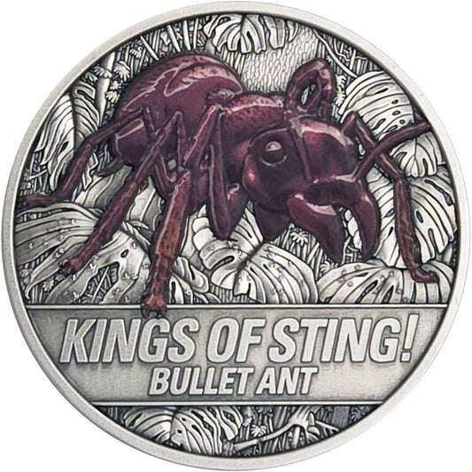 2026 Niue Kings of Sting - Bullet Ant 1 oz Silver Coin (06/12)
