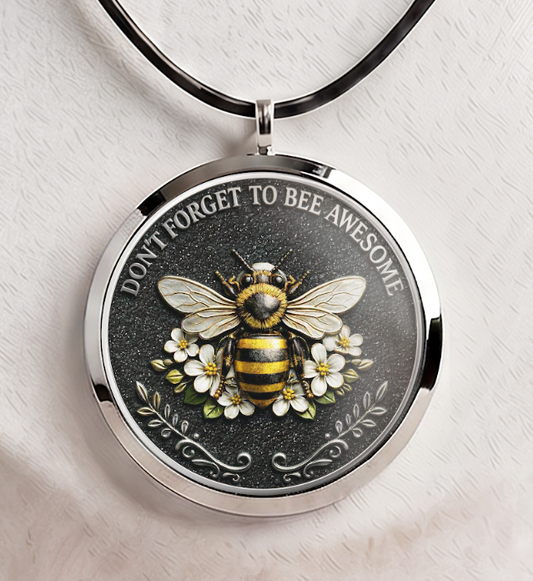 Inspired Spirit - The Bee Colorized 1 oz Copper Pendant (06/15)