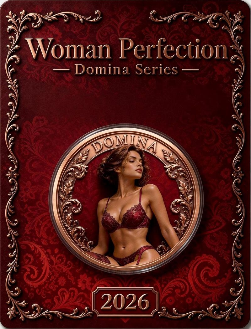 Domina Woman Perfection Colorized 1 oz Copper Round (06/19)